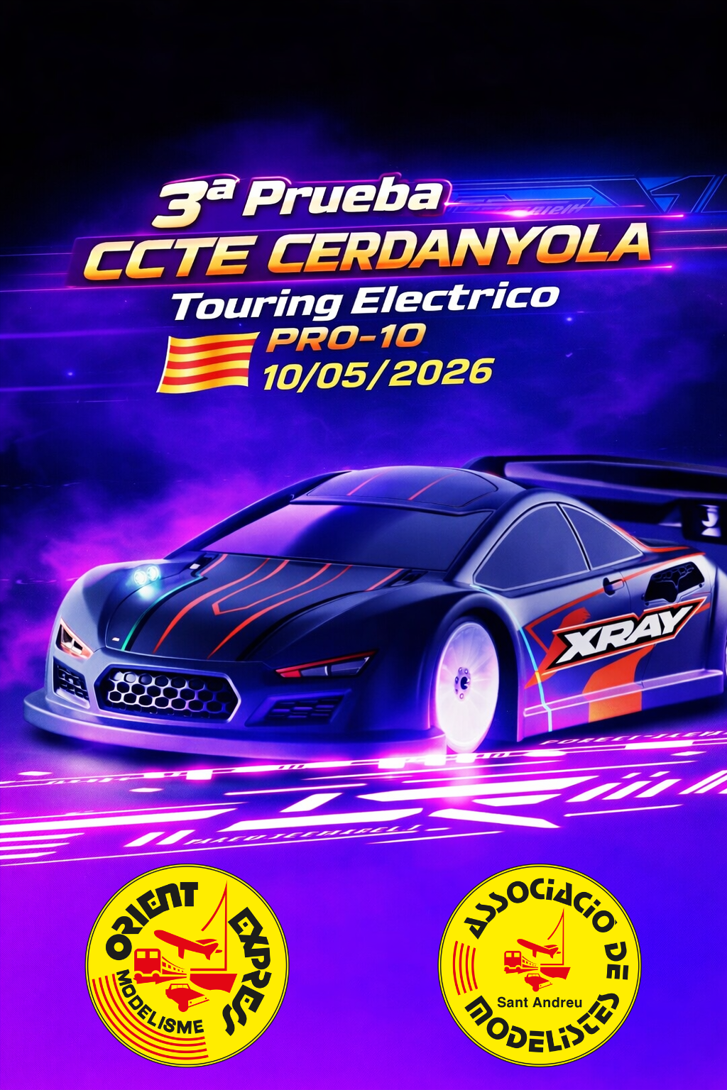 Imagen principal del evento 3&ordm; PRUEBA CCTE CERDANYOLA 10/05/2026 PRO10 / TOURING ELECTRICO