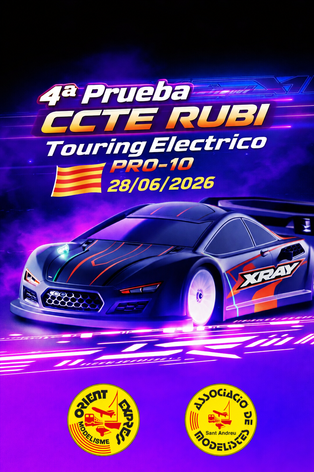 Imagen principal del evento 4&ordm; PRUEBA CCTE RUBI 28/06/2026 PRO10 / TOURING ELECTRICO